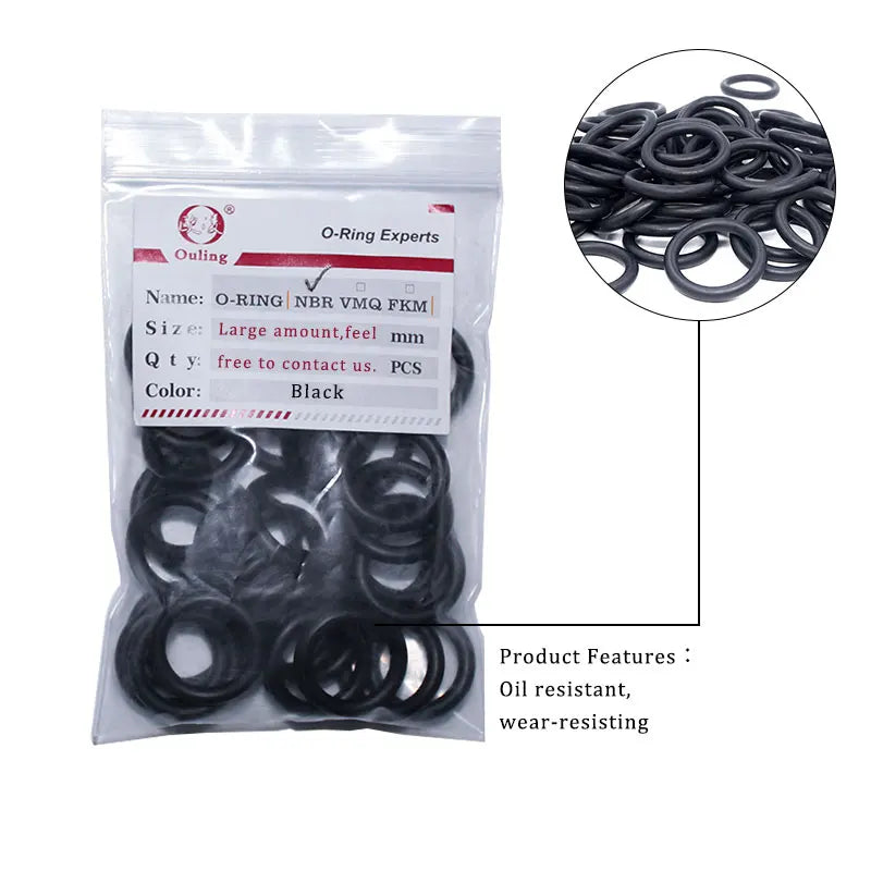 20PCS/lot Rubber Ring NBR Sealing O-Ring CS4mm OD22/24/25/28/30/32/34/35/38/40/42/45/48/50mm Nitrile O Ring Seal Gasket Rings-.-