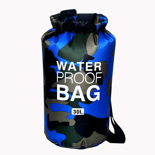 Waterproof Swimming Bag Dry Sack Camouflage Colors Fishing Boating Kayaking Storage Drifting Rafting Bag 2L 5L 10L 15L 20L 30L