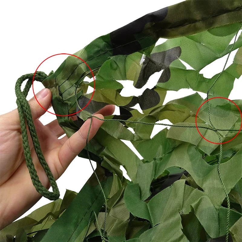 4x5m 2x3m Camouflage Net Camo Netting Army Nets Shade Mesh Hunting Garden Car Outdoor Camping Sun Shelter Tent