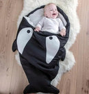 Cartoon Shark Sleeping Bag Baby Sleeping Sack Winter Strollers Bed Swaddle Blanket Wrap Cute Cotton Bedding Baby Sleep Sack