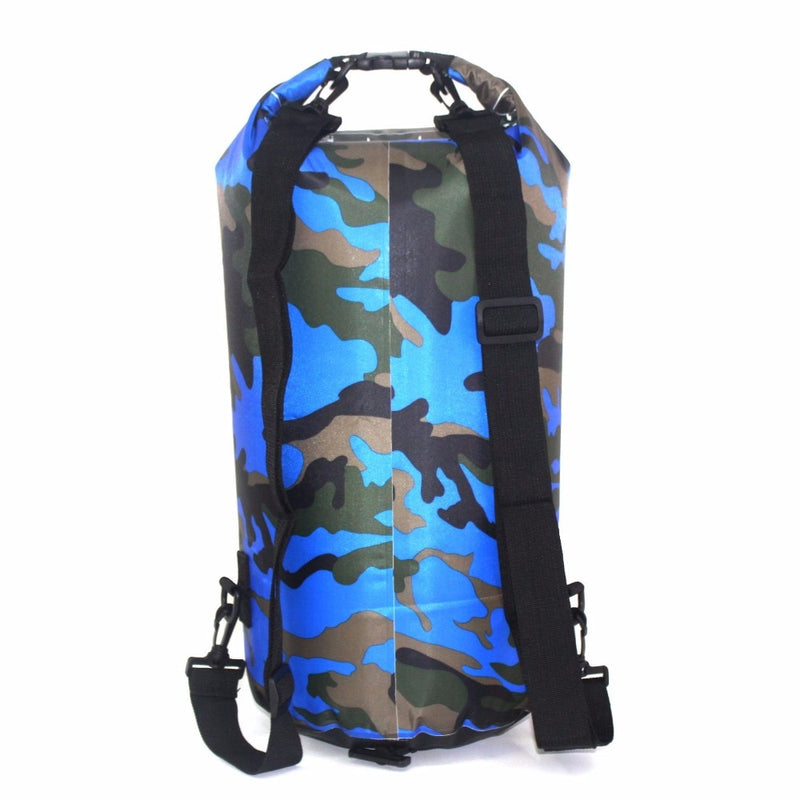 Waterproof Swimming Bag Dry Sack Camouflage Colors Fishing Boating Kayaking Storage Drifting Rafting Bag 2L 5L 10L 15L 20L 30L