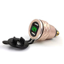 Buendeer For BMW R1200GSA R1200GS Hella DIN Plug Aluminum Dual USB Port Charge Mobile Phone Motorcycle Cigarette Lighter Adapter