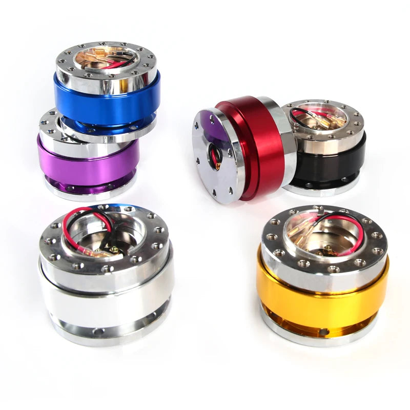 Universal Steering Wheel Snap Off Quick Release Hub Adapter Boss kit 8 colors available