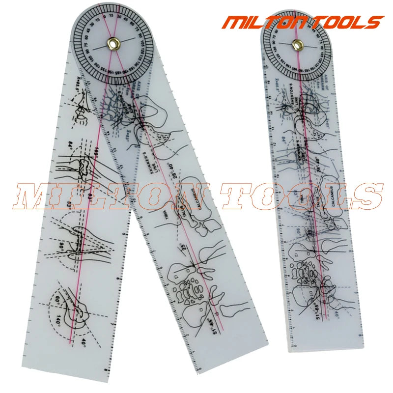 8inch Goniometer Angle Medical Ruler Rule Joint Orthopedics Tool Instruments Plastic protractor