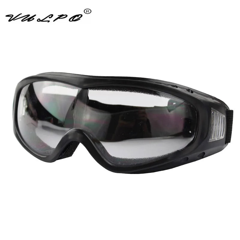 VULPO Outdoor Sports Ski Goggles Windproof Anti-fog Dustproof Goggles UV Protection Sports Ski Glasses Snowboard Skate Goggles