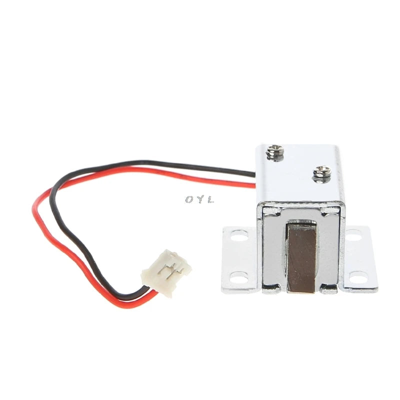 Electronic Lock Catch Door Gate 12V 0.4A Release Assembly Solenoid Access Control