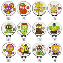 1.18 inch Golf Ball Mark w Magnetic Golf Hat Clip Mark Golf Ball Position 24 kinds for Choice Golf Marker