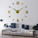 new sale diy wall clock brief quartz watch clocks acrylic mirror wall sticker home decoration living room still life stickers