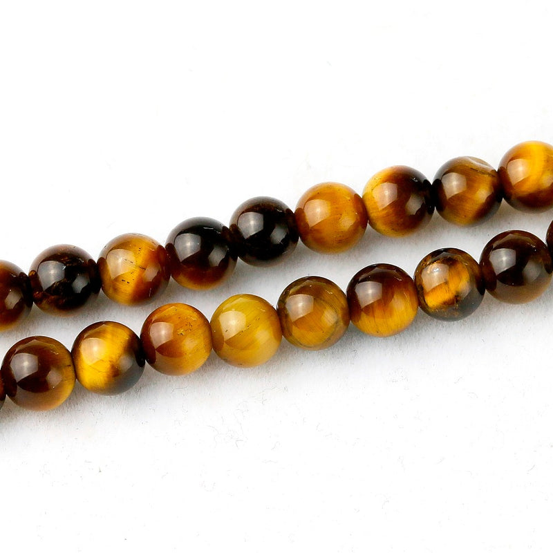 6mm Natural A Grade Tiger Eye Stone 108 Mala Beads Bracelet or Necklace Energy Stone Yoga Mediation For Female Men Male Jewelry