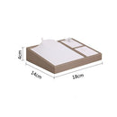 Qulaity Faux Leather Ring Necklace Earrings Jewelry Display Tray Showcase Set Jewellery Organizer for Bague Colar Stand Holder