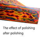 3D Color Knife Making wood material 120/155 Knife DIY tools Making Knife handle material high quality