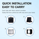 Yizhestudio photo box 40*40 cm LED Light box tabletop Shooting foldable Tent led studio box photobox for photography background