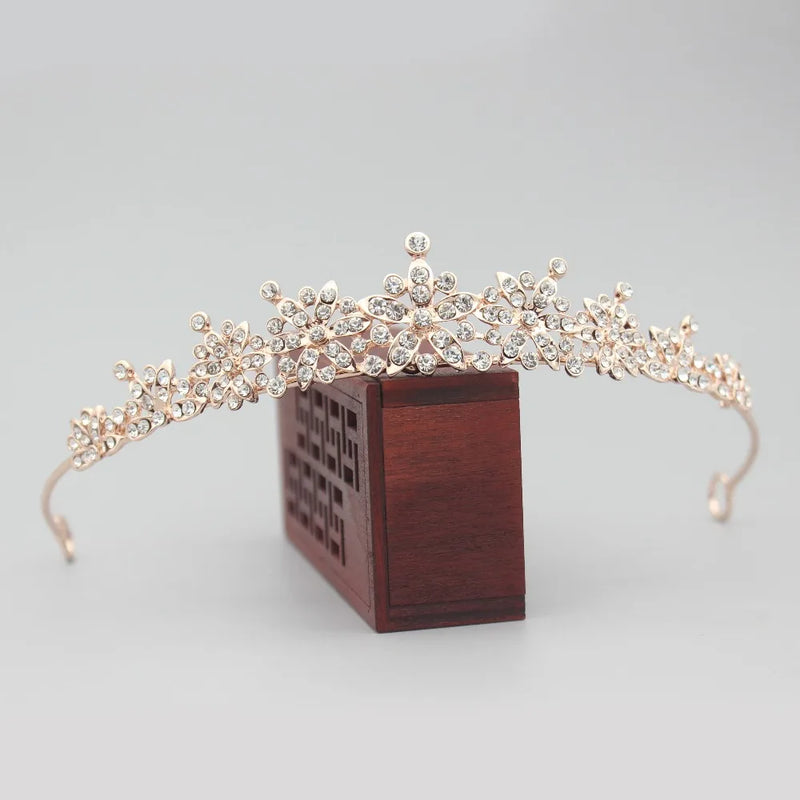 8 Designs Crystal Wedding Bridal Tiara Crown For Women Prom Head Diadem Hair Ornaments Wedding Bride hair Jewelry accessories