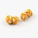 Mens Cuff Links Fashion Men's Shirt Cufflinks Trade Mixed Two Colors DIY Braided Wire Buckle Cuff Link