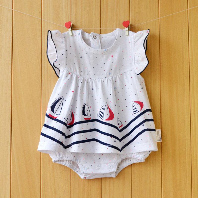 2023 Baby Rompers Summer Baby Girls Clothing Sets Cute Newborn Baby Clothes Toddler Baby Girl Clothes Roupa Infant Jumpsuits