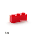 60pcs DIY Building Blocks Thick Figures Bricks 1x3 Dots Educational Creative Size Compatible With 3622 Plastic Toys for Children