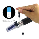 Handheld Alcohol Refractometer 0-80 %V/V Hydrometer Refractometer For Alcohol Moonshine Concentration ATC Spirits Tester