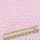 Graceful Pink Green Stripe Fruit  Series Apple Banana Printed Cotton Fabric 50x160cm For DIY Sewing Bedding Quilting Cloth Decor