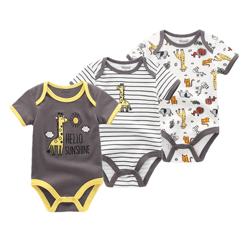 Super Cotton Baby Bodysuit Fashion  Newborn Body Baby Suits Short Sleeve Overalls Infant Boy Girl Jumpsuit kids clothes