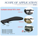 DL-K20 XL Size Chair Arm Rest Mouse Pad Chair Arm Clamping Wrist Support 480*230mm Elbow Rest With Non-slip Mouse Mat