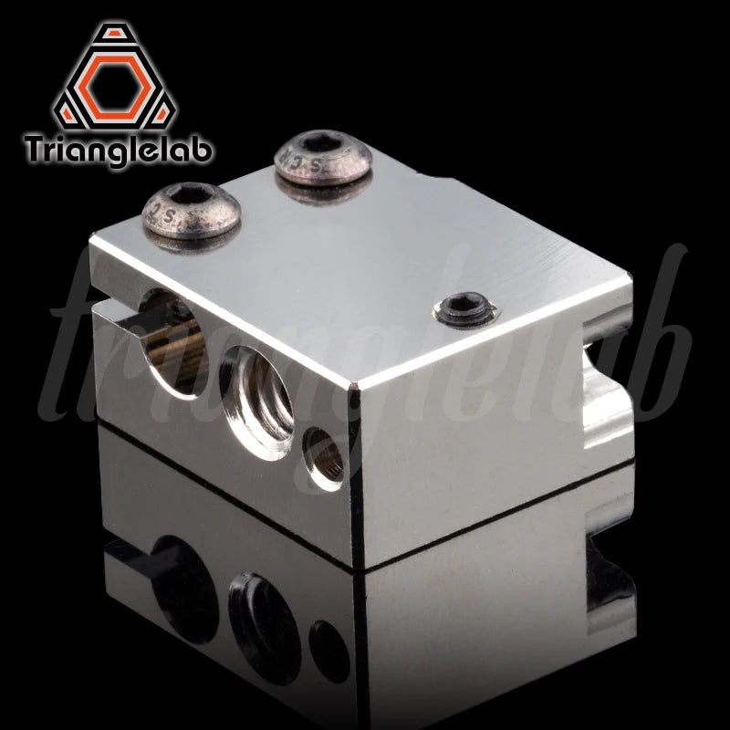 Trianglelab PT100 Volcano Plated Copper Heat Block For Volcano Hotend 3D Printer Heate Block For DDB Extruder