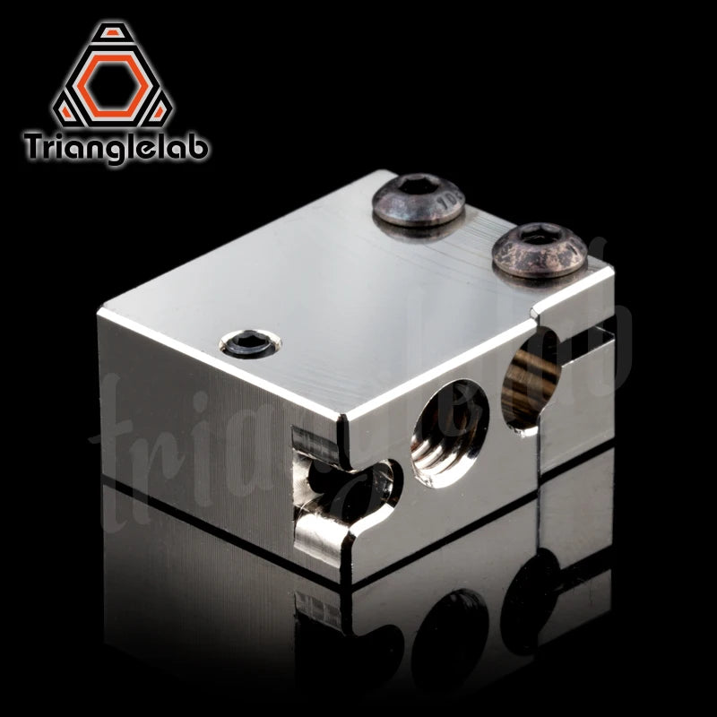 Trianglelab PT100 Volcano Plated Copper Heat Block For Volcano Hotend 3D Printer Heate Block For DDB Extruder