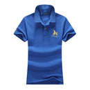 High-Quality Summer New Style Short-Sleeved Women's Big-Horse Polo Shirt Casual 100% Cotton Lapel Slim-fit Women'sTop Tees S-3XL