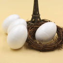 10PCS/lot 4/6CM White Foam Eggs Solid Modelling Polystyrene Styrofoam Foam Ball Eggs Shape DIY Easter Decorations Kids Gifts