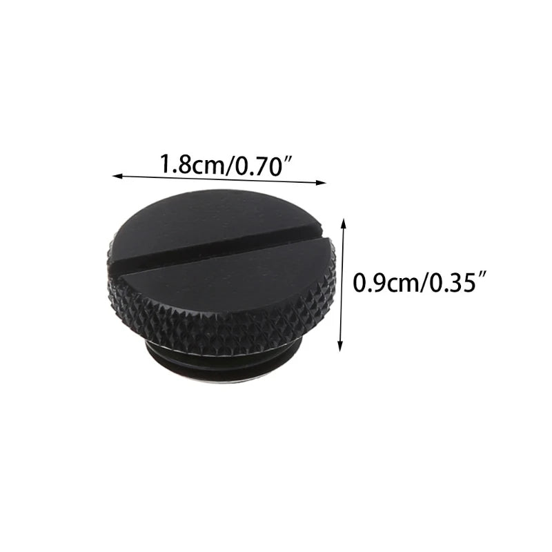 Mini G1/4 Smooth Water Stop End Cap Plug For Water Cooling System Sealing Up