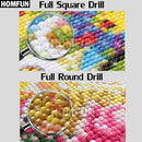 HOMFUN 3D Diamond Painting "Moon night sea" DIY Full Rhinestones Drill Cross-stitch Kits Square Round Diamond Embroidery