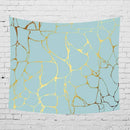 Marble Print Tapestry Pink and Golden Nordic Wall Hanging Tenture Mural Modern Dorm Room Decor Geometric Yoga Carpet Blanket