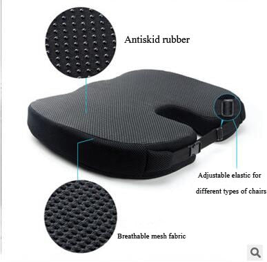 High quality Memory  Foam Non-slip Cushion Pad Inventories,Adjustable Car Seat Cushions,Adult Car Seat Booster Cushions