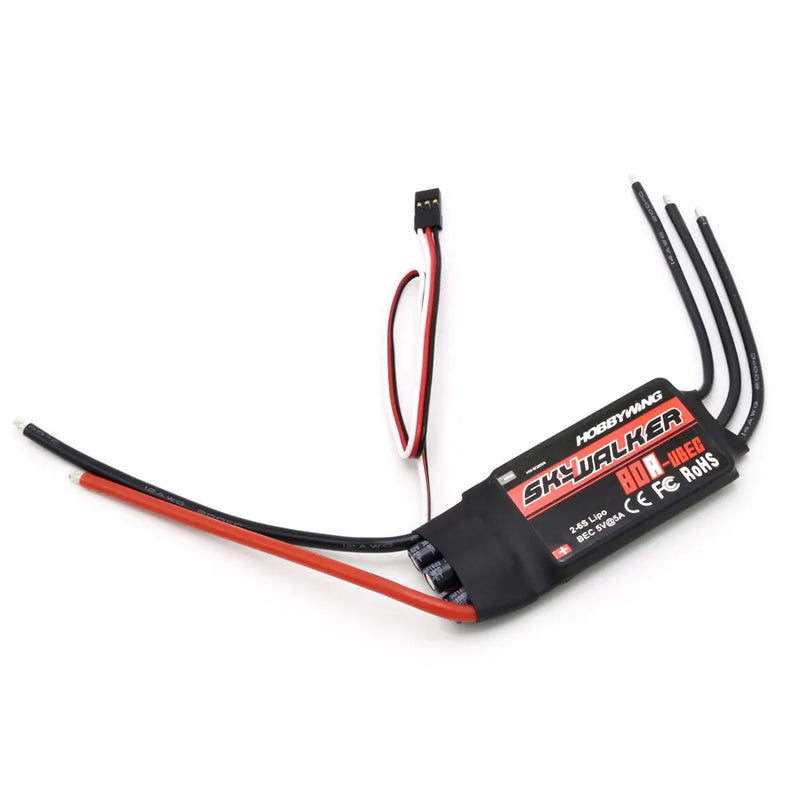 Hobbywing Skywalker 40A 50A 60A 80A 15A 20A 30A V2 ESC Speed Controller With UBEC For RC Airplanes Helicopter