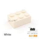 10pcs/lot DIY Blocks Building Bricks Thick 2X3 Educational Assemblage Construction Toys for Children Size Compatible With Brand