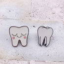 Cartoon Teeth Enamel Brooch Medical Organ Expressions Alloy Badge Denim Shirt Bag Pin Jewelry Accessories Gifts For Friends