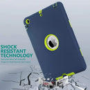 For iPad Mini 1/2/3 Retina Case 3 in1 Anti-slip Hybrid Protective Heavy Duty Rugged Shockproof Resistance Cover For iPad Mini