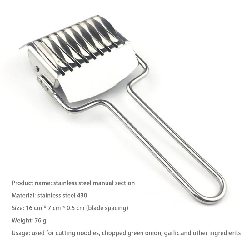 Pressing Machine  Non-slip Handle Kitchen Gadgets Spaetzle Makers Noodles Cut Knife 1PC Manual Section Shallot Cutter