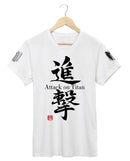 Attack On Titan t shirt mens streetwear t-shirt anime cosplay clothes boys summer tshirt summer Tops Tees