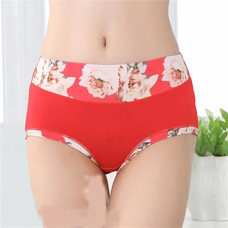 New Underwear Women Floral Panties Print Women's Panties Shorts Breifs Sexy Lingeries Female Panties Cotton Underwear For Women