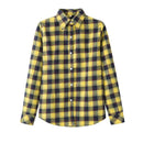 2022 Spring New Fashion Casual Lapel Plus Size Blouses Women Plaid Shirt Checks Flannel Shirts Female Long Sleeve Tops Blouse