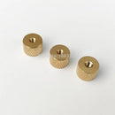 25pcs Brass Copper Cylindrical Adjusting Knurled Thumb Nut Pinapple Pattern Thumbnut for Air Water Cooling Fan PC Case Model DIY