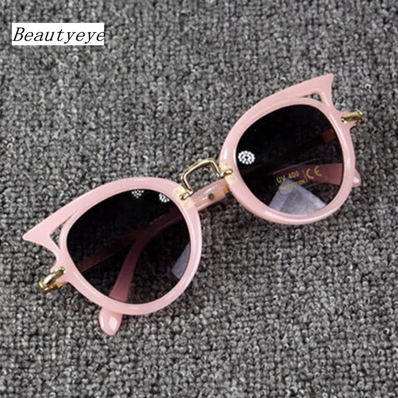 Beautyeye 2023 Kids Sunglasses Girls Brand Cat Eye Children Glasses Boys UV400 Lens Baby Sun glasses Cute Eyewear Shades Goggles