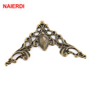 30PCS NAIERDI Metal Angle Corner Brackets Gold Bronze 40mm Notebook Cover For Menus Photo Frame Furniture Decorative Protector
