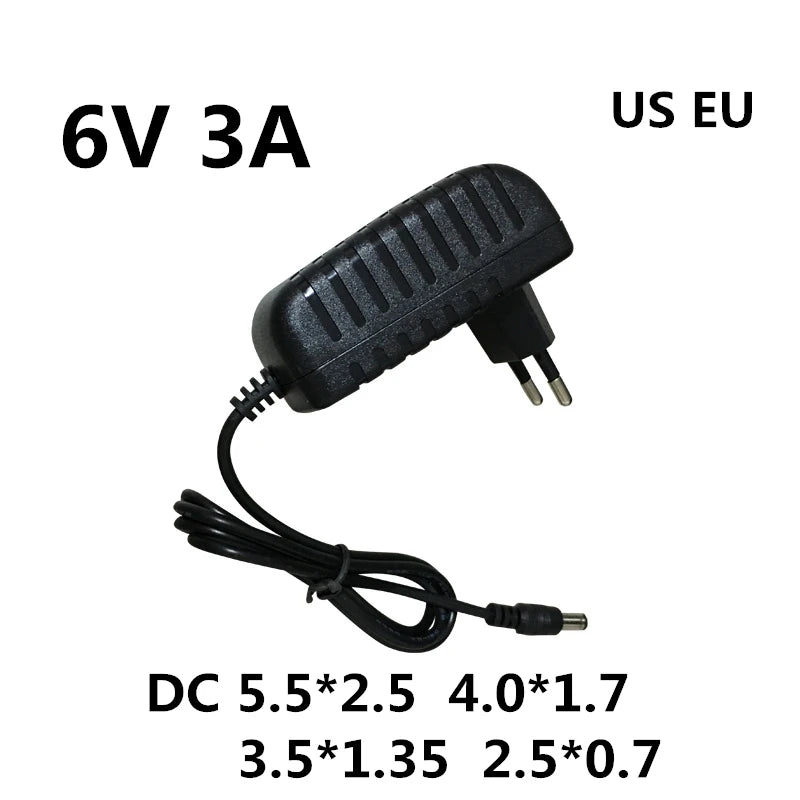 AC 110-240V to DC 6V 0.5A 1A 2A 3A Universal Switch Power Supply Adapter Charger 6 V Volt for Omron Blood Pressure Monitor M2 M3