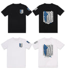 Attack On Titan t shirt mens streetwear t-shirt anime cosplay clothes boys summer tshirt summer Tops Tees