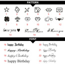 3pcs/set Custom Gift Pen LOGO Ballpoint Pens Pen Case Christmas Bag Christmas Decor New Year Kids Gift Stationery Engraved Name