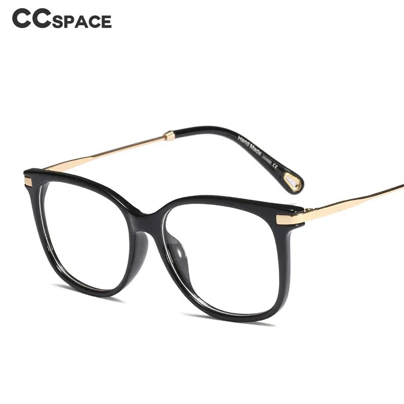 45806 Retro Anti Blue Light Square Cat Eye Glasses Frames Men Women Optical Fashion Computer Glasses