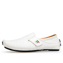 MIXIDELAI Fashion Moccasins For Men Loafers Summer Walking Breathable Casual Shoes Men Hook&loop Driving Boats Men Shoes Flats