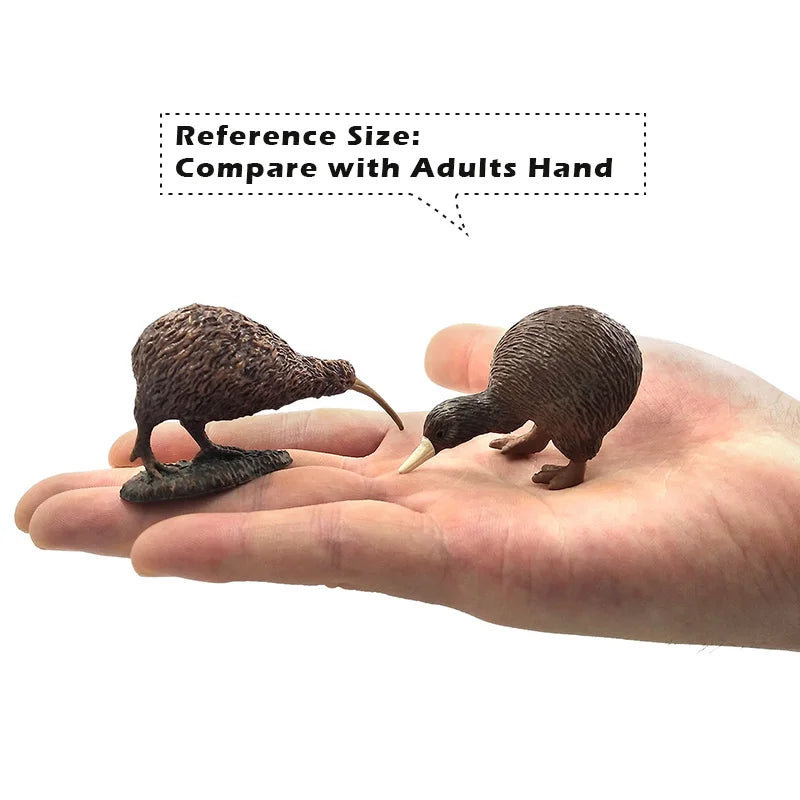 Mini Simulation Small kiwi bird figurine animal Model Bonsai home decor miniature fairy garden decoration accessories figure toy