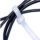 5mm 200mm Self-Locking Cable Ties Nylon Plastic Wire Zip Tie Cord Strap 500pcs black